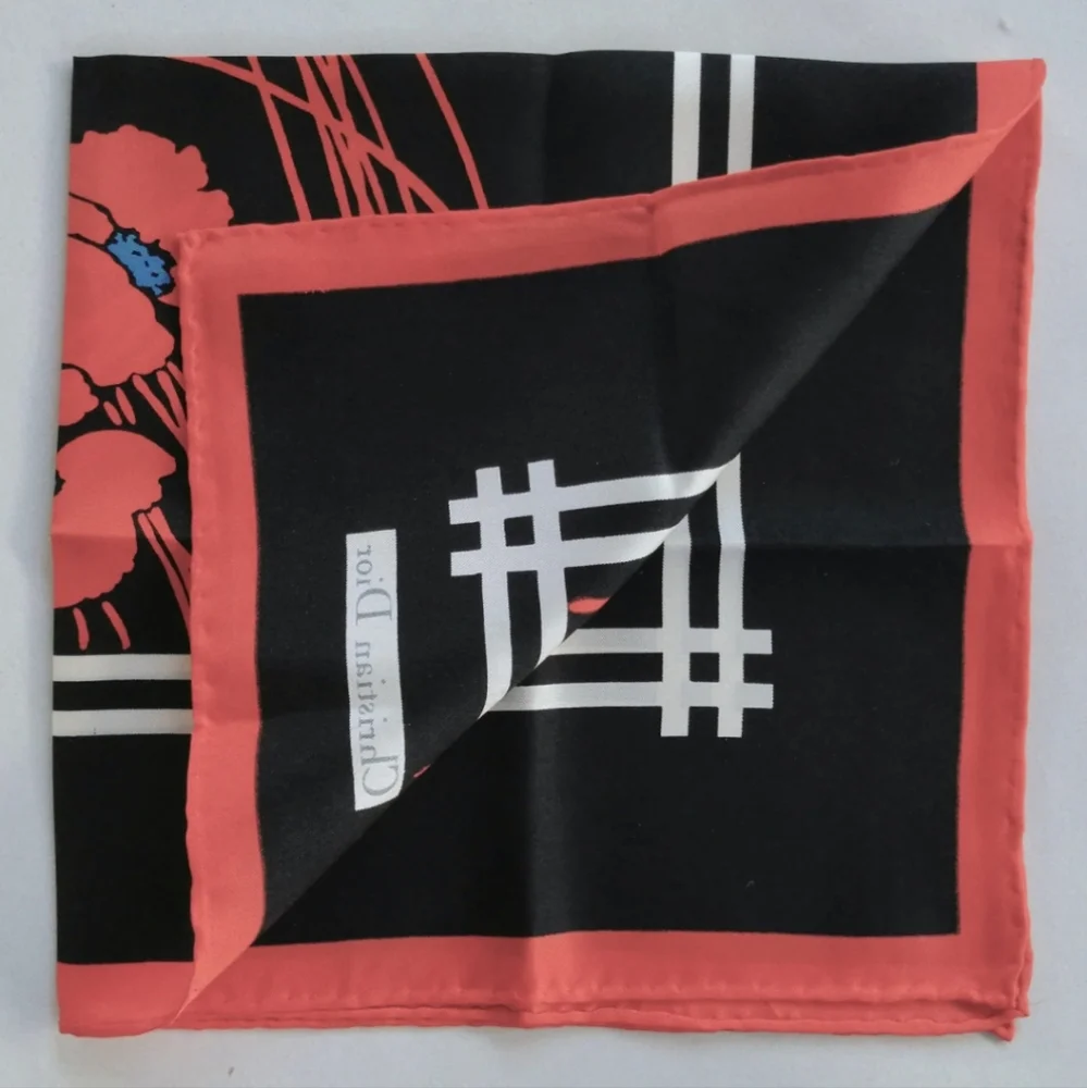 Vintage Christian Dior Silk Scarf 20.5
